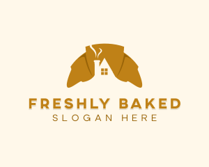 Homemade Croissant Bread Bakery logo design