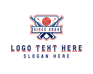 Cricket - Cricket Sports League logo design
