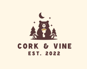 Bear Forest Beer logo design