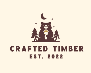 Bear Forest Beer logo design