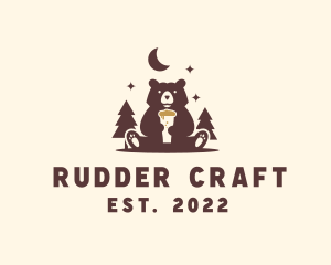 Bear Forest Beer logo design