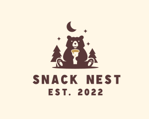 Bear Forest Beer logo design