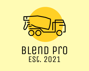 Concrete Mixer Truck logo