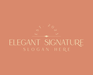 Elegant Business Brand logo design