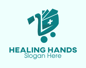 Medical Supplies Shopping  logo design