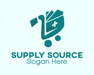 Medical Supplies Shopping  logo design