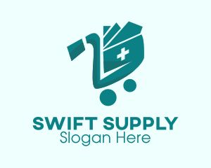 Medical Supplies Shopping  logo design