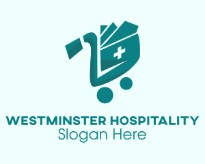 Medical Supplies Shopping  logo design