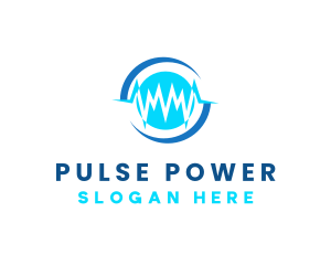 Medical Pulse Rate logo design