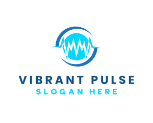 Medical Pulse Rate logo design