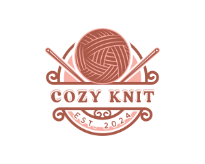 Yarn Crochet Knitting logo design