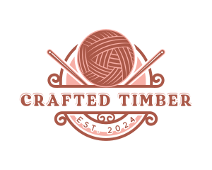 Yarn Crochet Knitting logo design