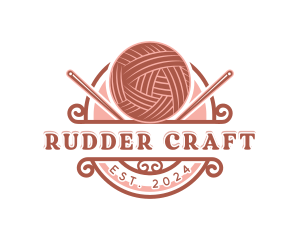 Yarn Crochet Knitting logo design