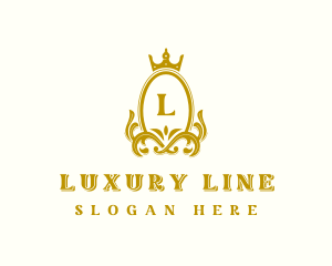 Luxury Crown Crest logo design