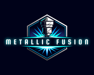 Engraving Laser Metal logo design