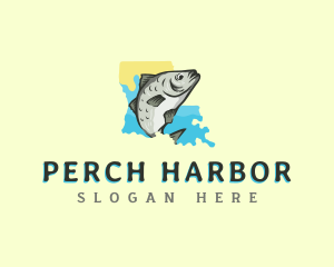 Perch Fish Louisiana logo