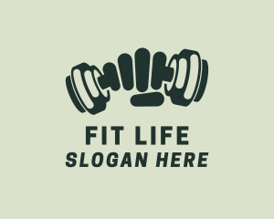 Barbell Hand Exercise  Logo