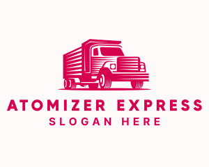 Express Transportation Truck  logo design