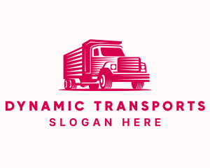 Express Transportation Truck  logo design