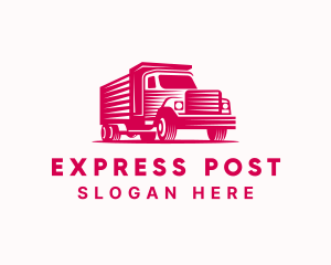 Express Transportation Truck  logo design