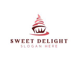 Sweet Cupcake Dessert logo design