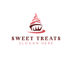 Sweet Cupcake Dessert logo design