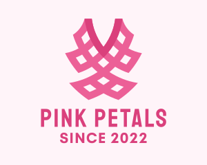 Pink Fashion Textile logo design