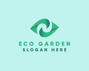 Eco Leaf Plant logo design