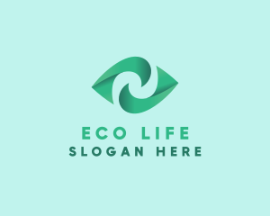 Eco Leaf Plant logo design