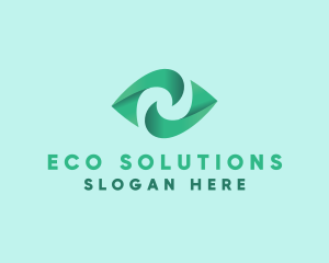 Eco Leaf Plant logo design