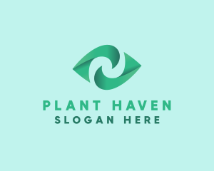 Eco Leaf Plant logo design