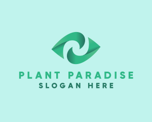 Eco Leaf Plant logo design