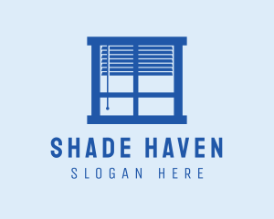 Blue Window Blinds logo design