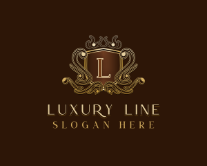 Luxury Royal Shield logo design