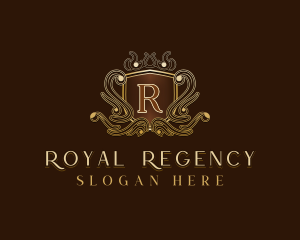 Luxury Royal Shield logo design