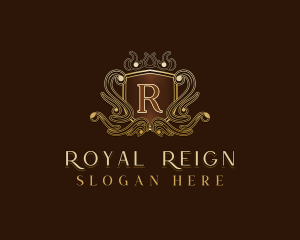 Luxury Royal Shield logo design