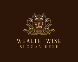 Luxury Royal Shield logo design