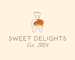 Abstract Bread  Baker logo