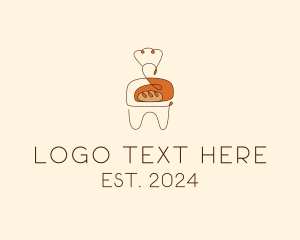 Abstract Bread  Baker logo