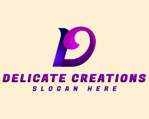 Creative Curve Startup Letter D logo design