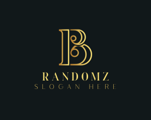 Elegant Stylish Business Letter B logo