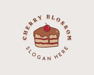 Chocolate Cherry Cake logo design