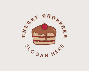 Chocolate Cherry Cake logo design