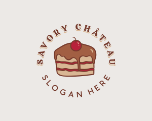 Chocolate Cherry Cake logo design