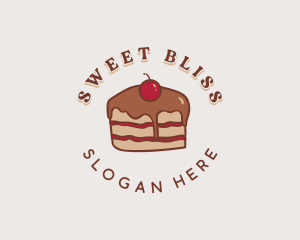 Chocolate Cherry Cake logo design