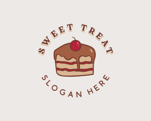 Chocolate Cherry Cake logo design