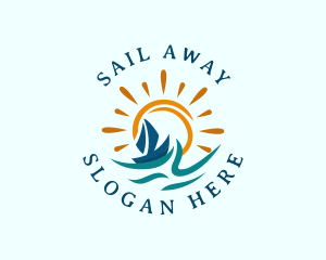 Sunny Maritime Boat logo design