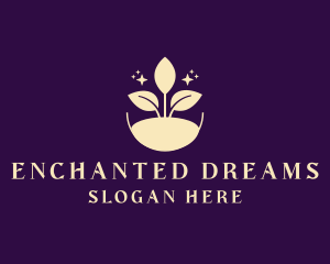 Enchanted Organic Leaf logo