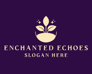 Enchanted Organic Leaf logo design