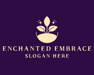 Enchanted Organic Leaf logo design